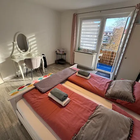 Elbo46 Mit Balkon, Waschmaschine & Smart Tv Lägenhet Goslar