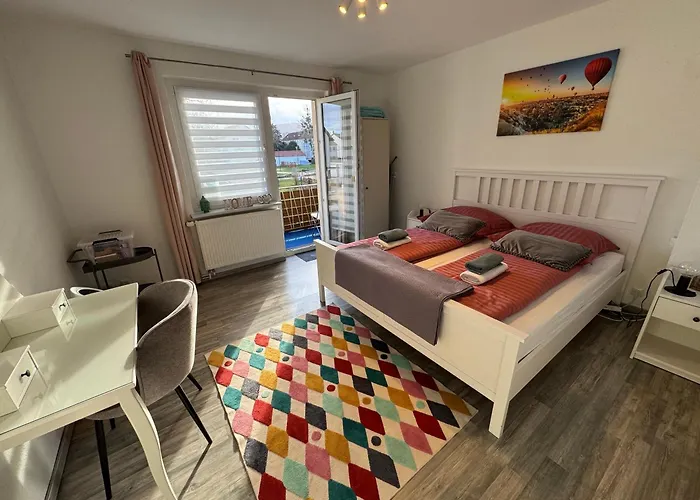 Lejlighed Elbo46 Mit Balkon, Waschmaschine & Smart Tv *